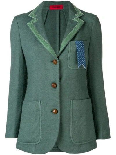 Shop The Gigi Classic Blazer In Green