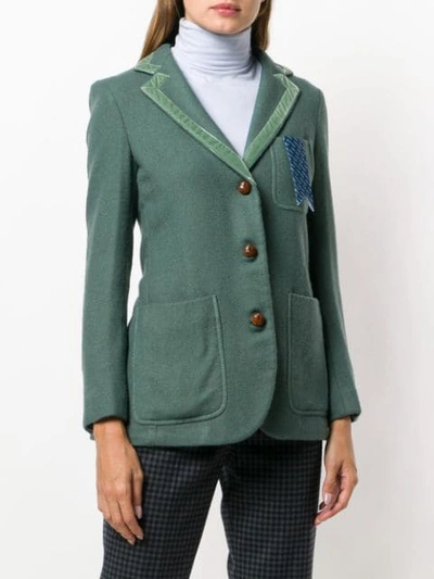 Shop The Gigi Classic Blazer In Green