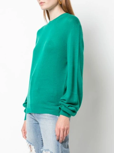 Shop Khaite Viola Sweater In Green