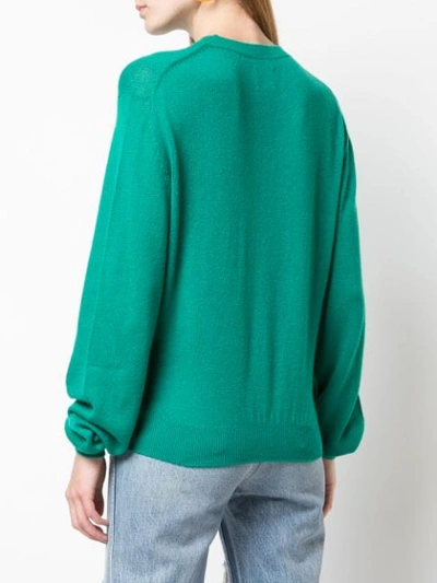 Shop Khaite Viola Sweater In Green