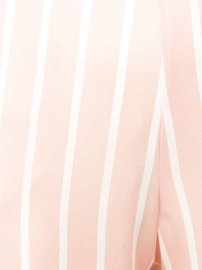 Shop Asceno Striped Pyjama Trousers In Pink