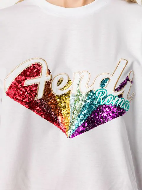 fendi rainbow shirt