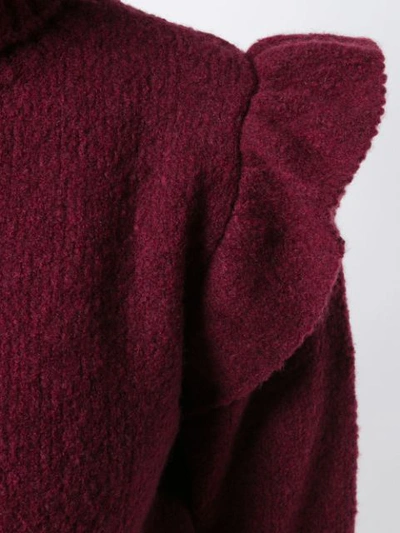 Shop Masscob Ada Turtleneck Jumper In Red