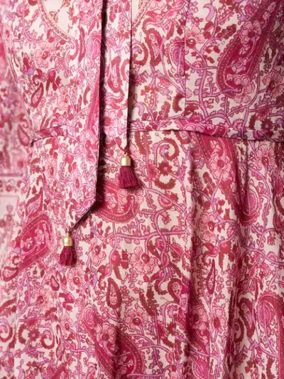 Shop Zimmermann Amari Plunge Dress In Pink