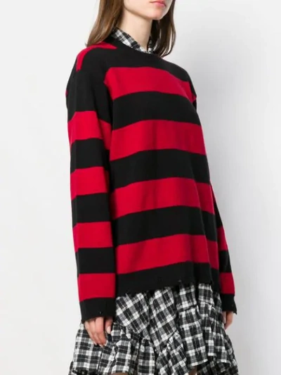 Marc Jacobs The Grunge Sweater In Red
