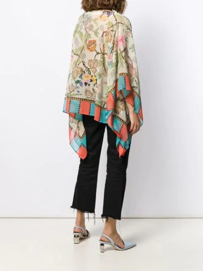 Shop Etro Floral-print Top In 0990