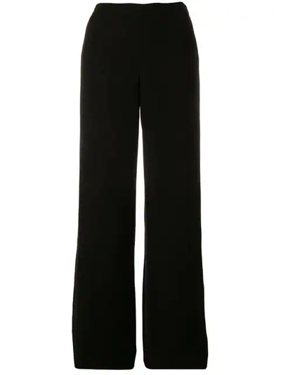 Shop Theory Wide Leg Trousers In Black