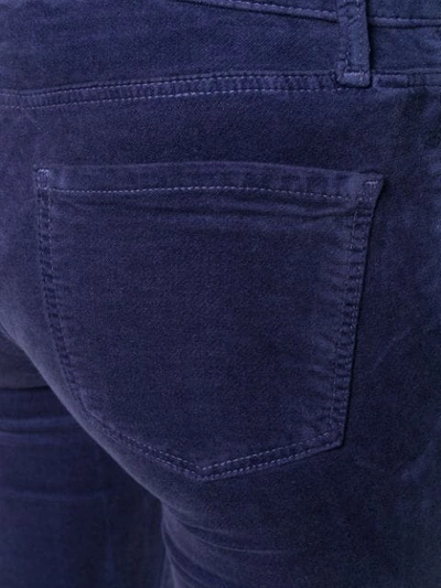 Shop J Brand Slim-fit Cropped Jeans In Blue