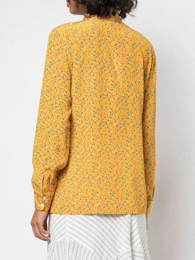 Shop Lhd Printed Shirt In Yellow