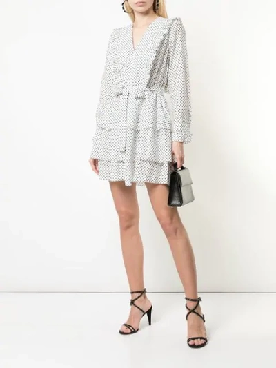 Shop Robert Rodriguez Emery Voile Dress In White