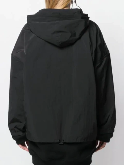 Shop Alexander Wang T Paneled Logo Sweatshirt In Black
