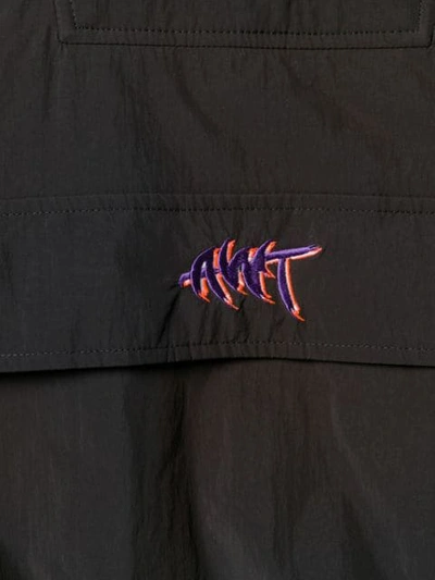 Shop Alexander Wang T Paneled Logo Sweatshirt In Black