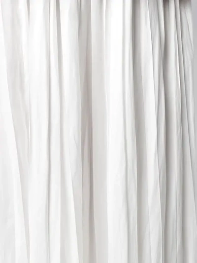 Shop Isabel Marant Asymmetric Pleated Skirt In White