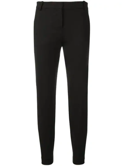 Shop Pinko Skinny Cigarette Trousers In Black