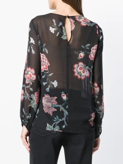 Ancora floral blouse