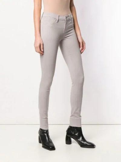 Shop J Brand Classic Skinny-fit Jeans In Grey