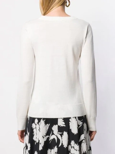 Shop Temperley London Perfect Match Jumper In White