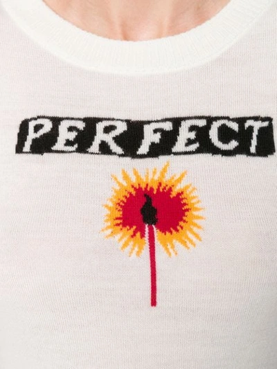 Shop Temperley London Perfect Match Jumper In White