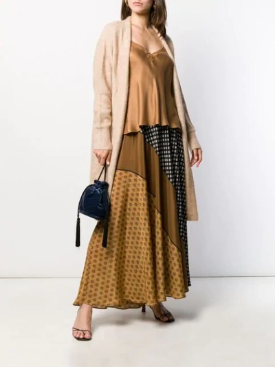 MES DEMOISELLES CONTRAST PATTERN SKIRT - 黑色