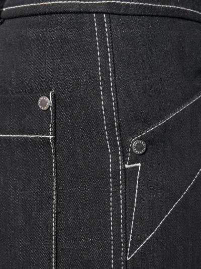 Shop Nehera Tapered Crop Jeans In Black