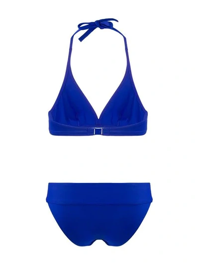 Shop Eres Triangle Top Bikini In Blue
