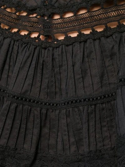 Shop Zimmermann Ruffled Trimming Dress In Black
