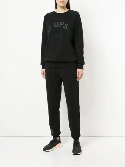 Shop The Upside Logo Sweatshirt - Black