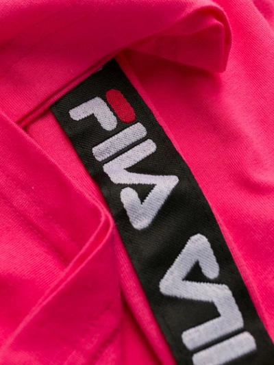 FILA LOGO BAND T-SHIRT - 粉色