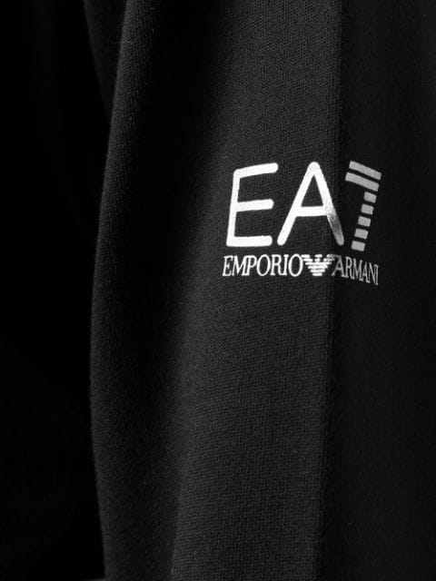 Ea7 Emporio Armani Cotton Sweatshirt In Black | ModeSens