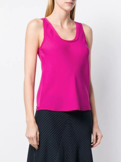 Shop Theory Scoop Neck Vest In Pink