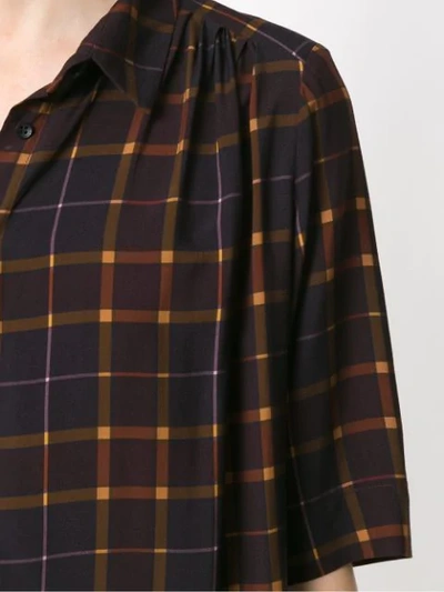 Shop Andrea Marques Checked Shirt In Multi