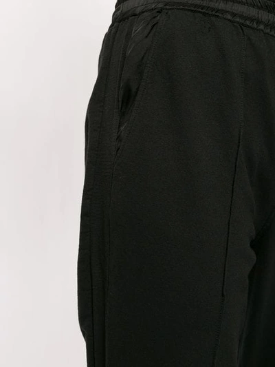 Shop Andrea Ya'aqov Drawstring Tapered Trousers - Black