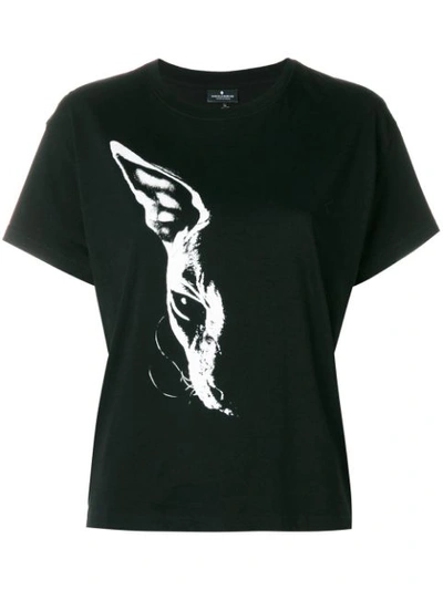 Shop Marcelo Burlon County Of Milan Cat Print T-shirt - Black