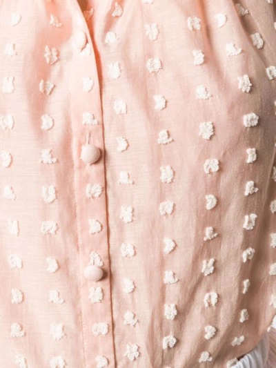 Shop Tsumori Chisato Embroidered Blouse - Pink
