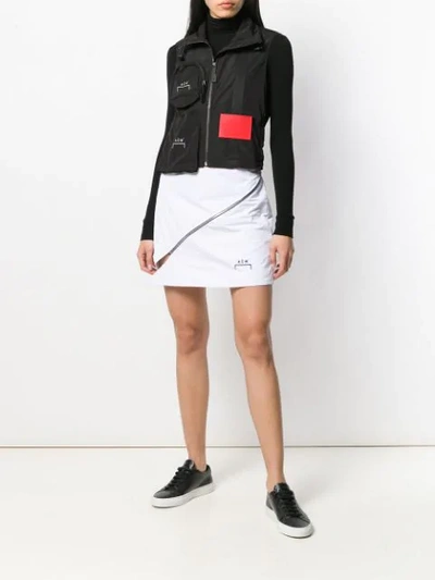 Shop A-cold-wall* Asymmetric Skirt In White