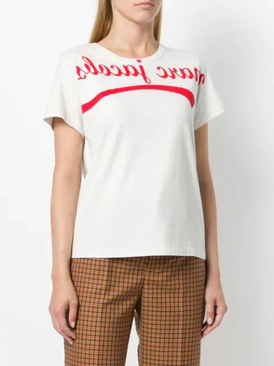 Shop Marc Jacobs Reverse Logo T In 197 Ivoryred