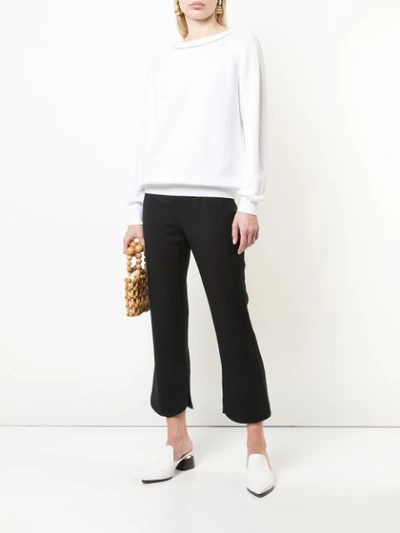 Shop Brunello Cucinelli Longsleeved Sweater In White