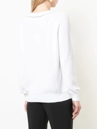 Shop Brunello Cucinelli Longsleeved Sweater In White