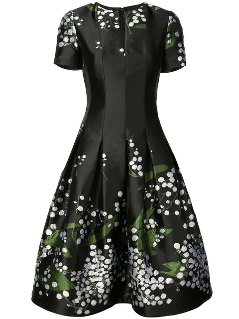 designer fit and flare cocktail dresses