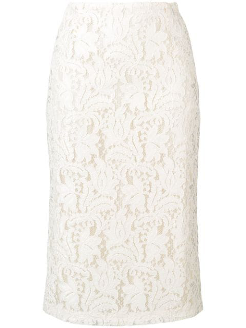 Brognano White Lace Skirt In 2 | ModeSens
