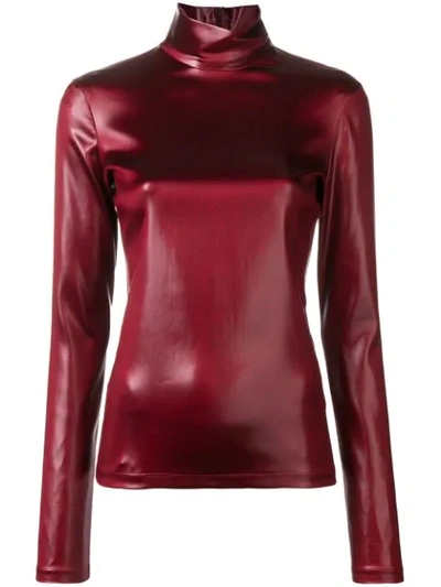Shop Givenchy Perfectly Fitted Top In Red