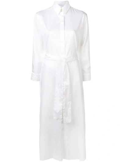 Shop Forte Forte White Shirt Dress