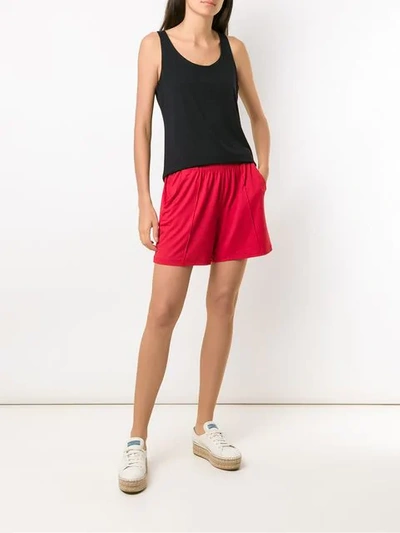 Shop Lygia & Nanny Mimo Shorts In Red