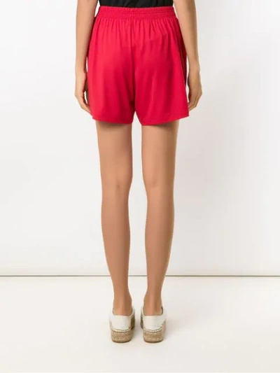 Shop Lygia & Nanny Mimo Shorts In Red