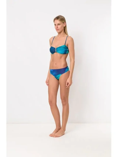 Shop Lygia & Nanny Printed Ester Bikini Set In Blue