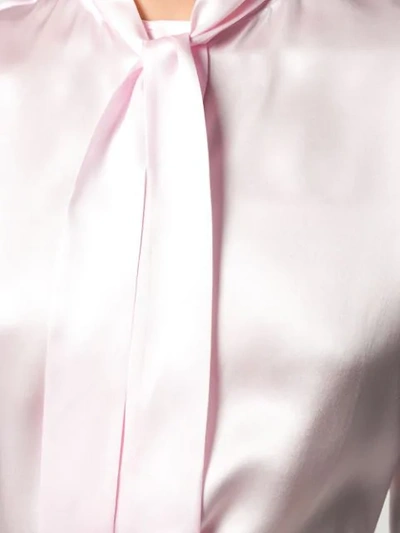 Shop Haider Ackermann Ribbon Tied Blouse In Pink