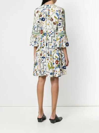 Shop Tory Burch All-over Print Dress In White