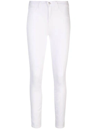 Shop L Agence L'agence Classic Skinny-fit Jeans - White