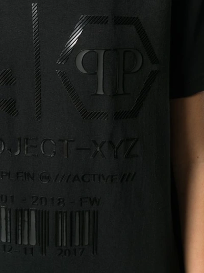 Shop Philipp Plein Logo Printed T-shirt In Black