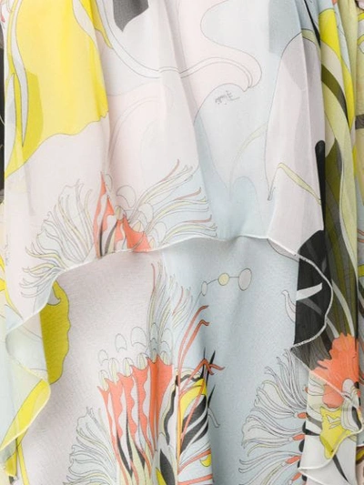 Shop Emilio Pucci Mirabilis Print Silk-chiffon Blouse In 005 Rosa/celeste